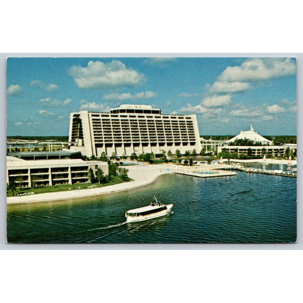 Postcard FL Walt Disney World A Tomorrow Vacation Today Bay Lake Space Mountain